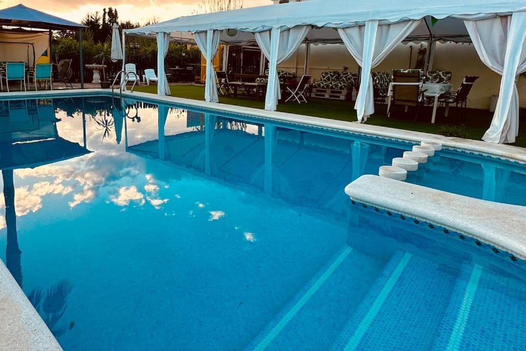 Casa Rural A 4Km De Murcia Con Piscina Y Spa Caliente Exterior photo