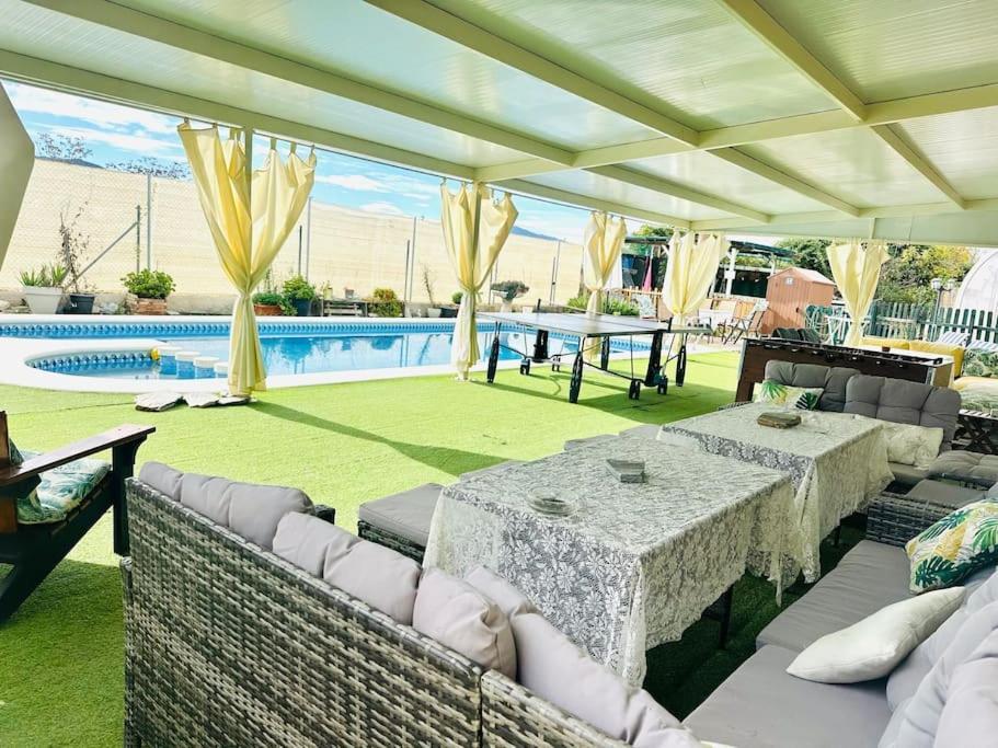 Casa Rural A 4Km De Murcia Con Piscina Y Spa Caliente Exterior photo